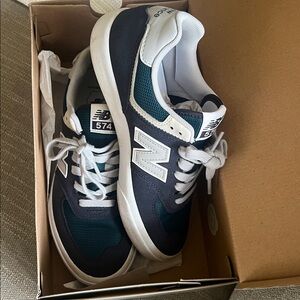 New Balance Navy and Grey Sneakers